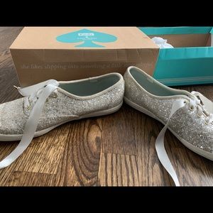 Kate spade glitter keds